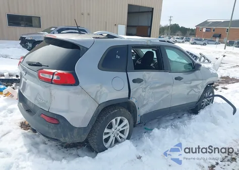 2015 Jeep Cherokee Sport из США, поврежденный, VIN 1C4PJLAB1FW637403